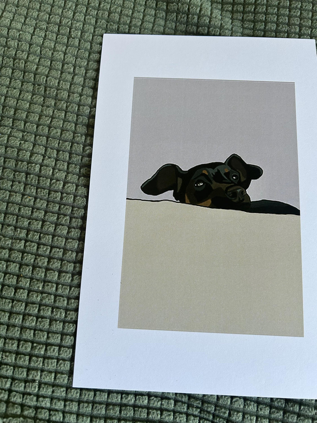 ACEO Print Dog Smiles